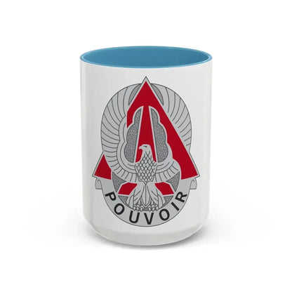 227 Aviation Regiment (U.S. Army) Accent Coffee Mug 15oz Light Blue - Go Mug Yourself