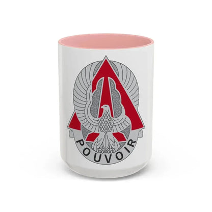 227 Aviation Regiment (U.S. Army) Accent Coffee Mug 15oz Pink - Go Mug Yourself