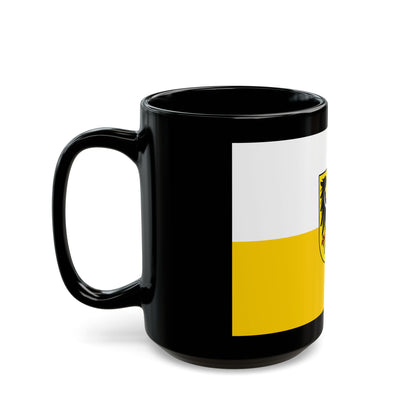 Flag of Silesia and Lower Silesia Germany - Black Coffee Mug-Go Mug Yourself