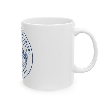 Seal of Toledo Ohio - White Coffee Mug