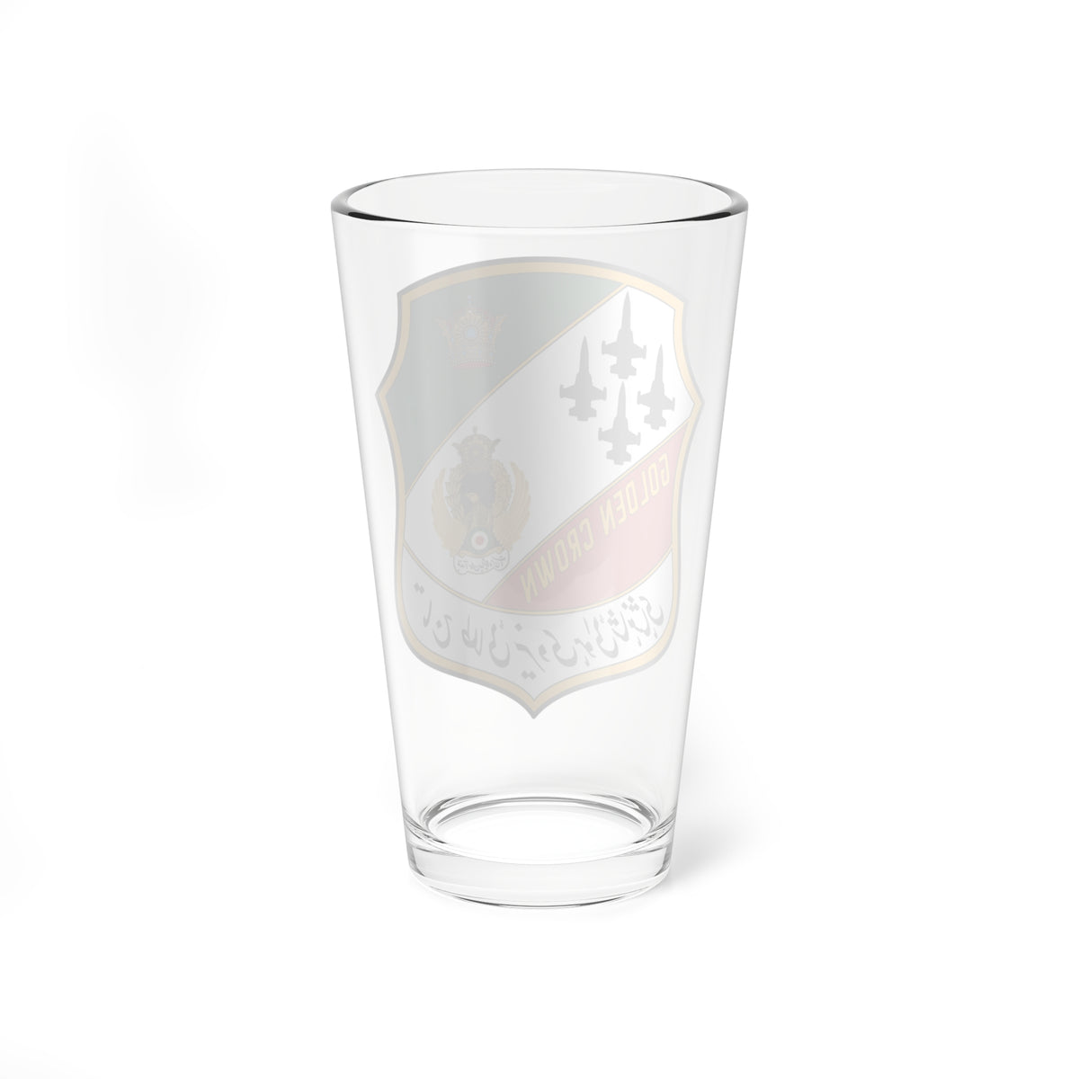 Golden Crown (Iran) (Coat of Arms) Pint Glass 16oz