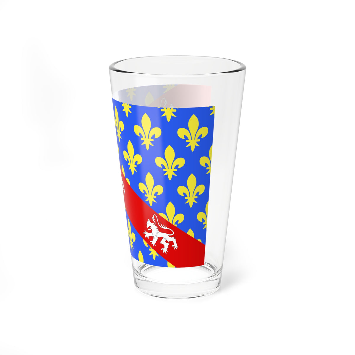 Drapeau fr departement Creuse (France) Pint Glass 16oz