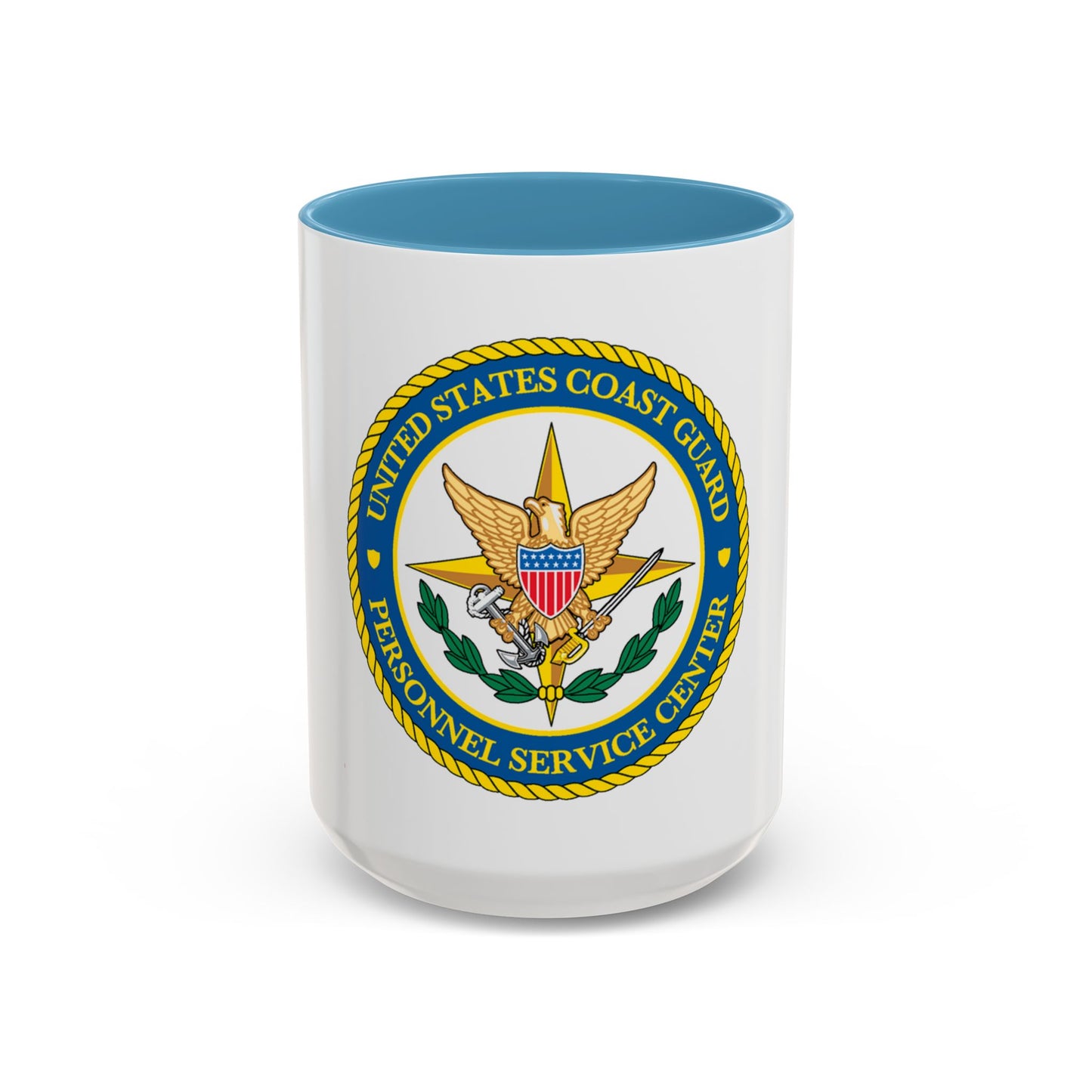 USCG Personnel Service Center (U.S. Coast Guard) Accent Coffee Mug