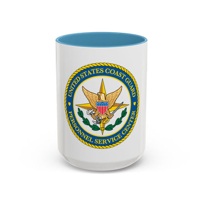 USCG Personnel Service Center (U.S. Coast Guard) Accent Coffee Mug