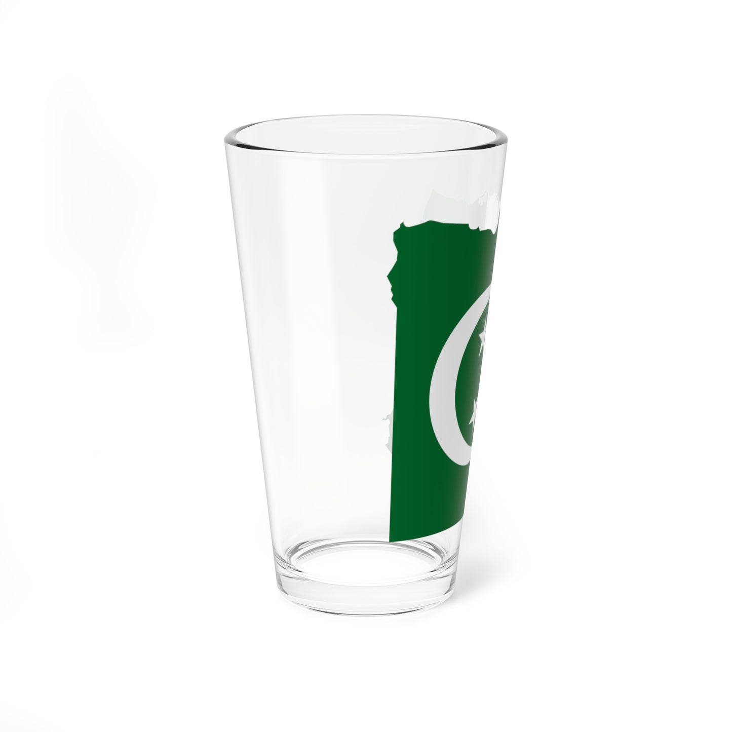 Flag map of Egypt 1922-1952 (Egypt) Pint Glass 16oz