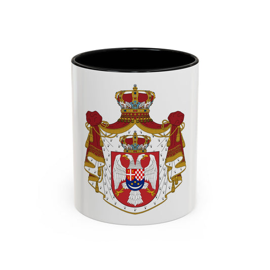 Coat of arms of the Kingdom of Yugoslavia - Accent Coffee Mug