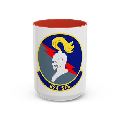 824th Security Forces Squadron (U.S. Air Force) Accent Coffee Mug