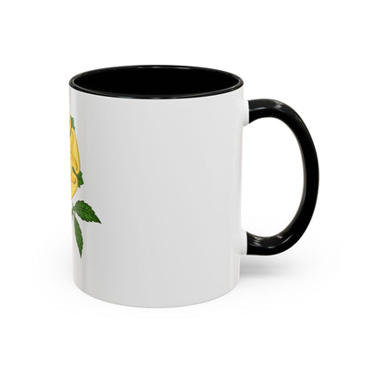 Golden Rose Badge - Accent Coffee Mug