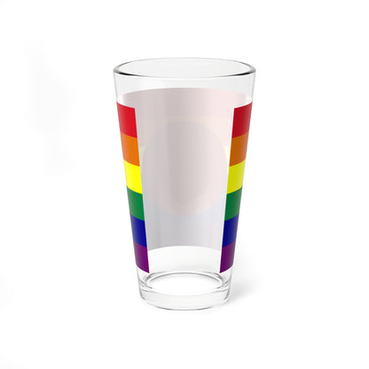 Gay Pride Flag of Japan (Japan) Pint Glass 16oz