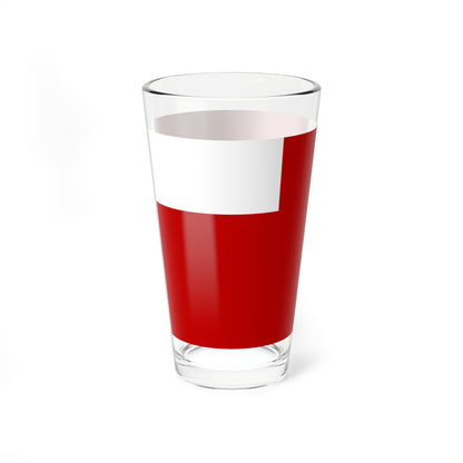 Flag of Abu Dhabi (United Arab Emirates) Pint Glass 16oz