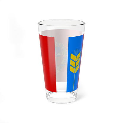 Flag of Altai Krai (Russia) Pint Glass 16oz
