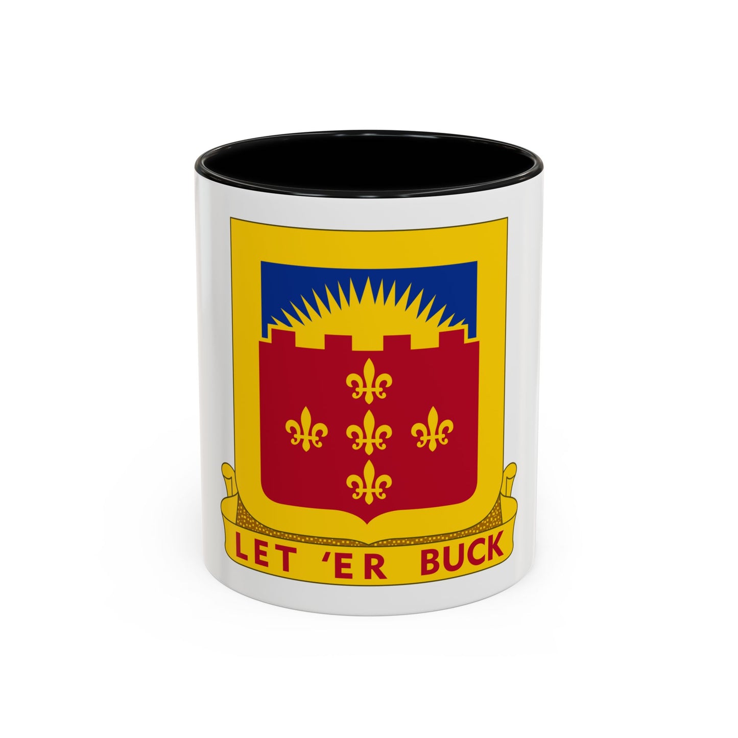 349 Armored Field Artillery Battalion (U.S. Army) Accent Coffee Mug