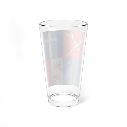 Flag of Henri Schwery (Switzerland) Pint Glass 16oz