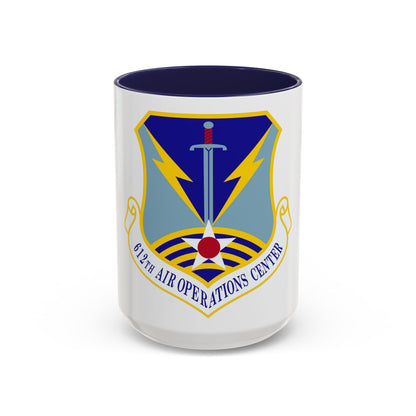 612 Air Operations Center ACC (U.S. Air Force) Accent Coffee Mug