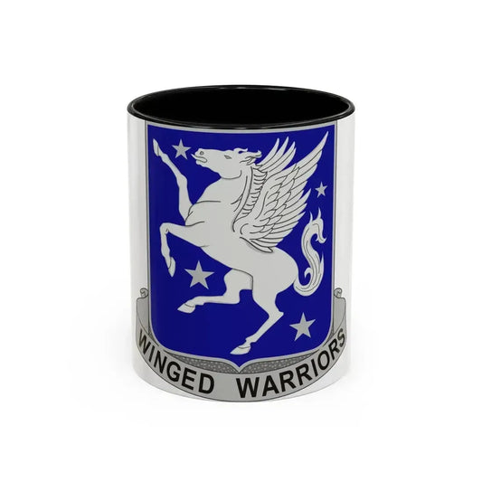 228 Aviation Regiment (U.S. Army) Accent Coffee Mug 11oz Black - Go Mug Yourself