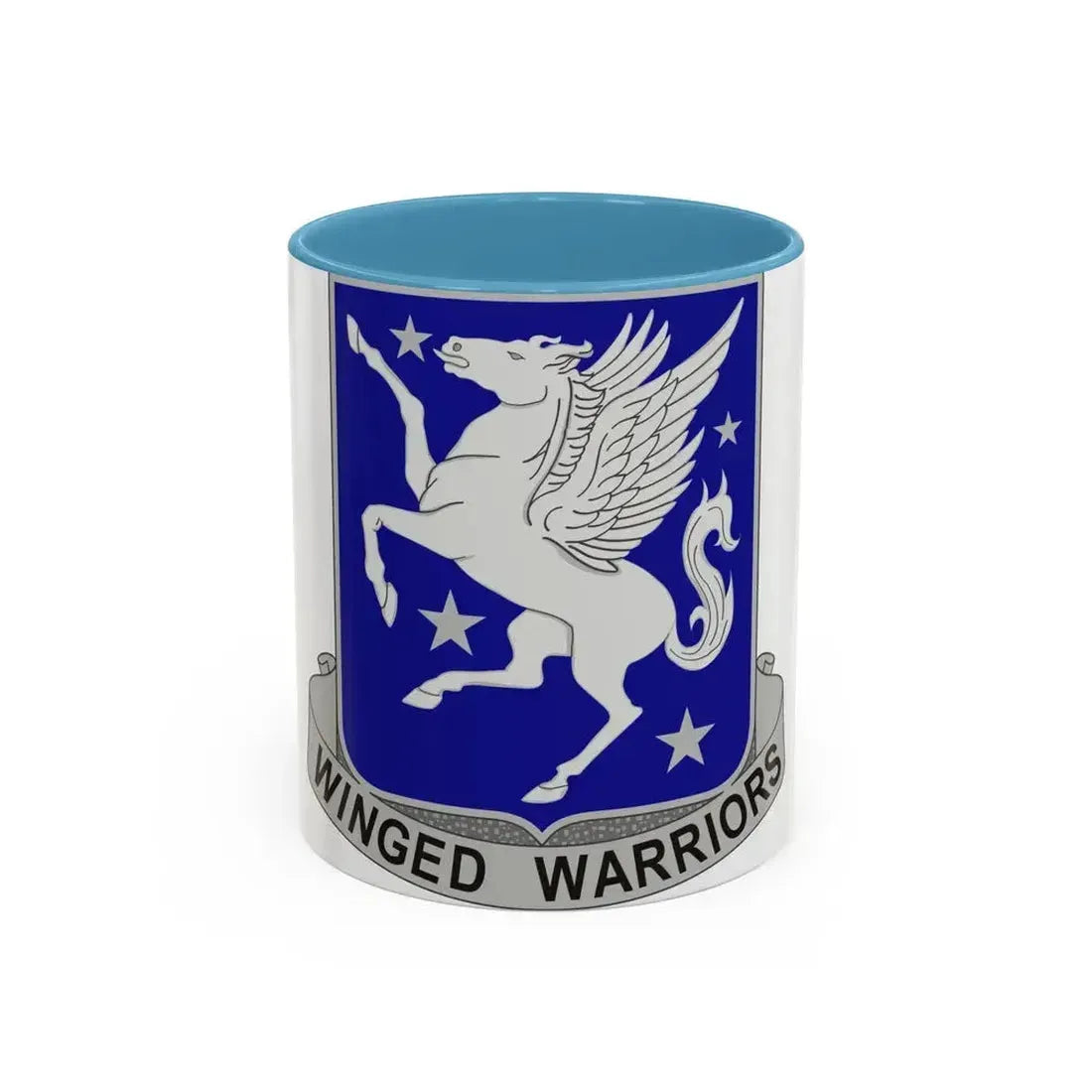 228 Aviation Regiment (U.S. Army) Accent Coffee Mug 11oz Light Blue - Go Mug Yourself
