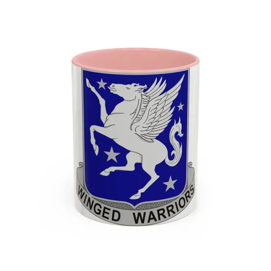 228 Aviation Regiment (U.S. Army) Accent Coffee Mug 11oz Pink - Go Mug Yourself