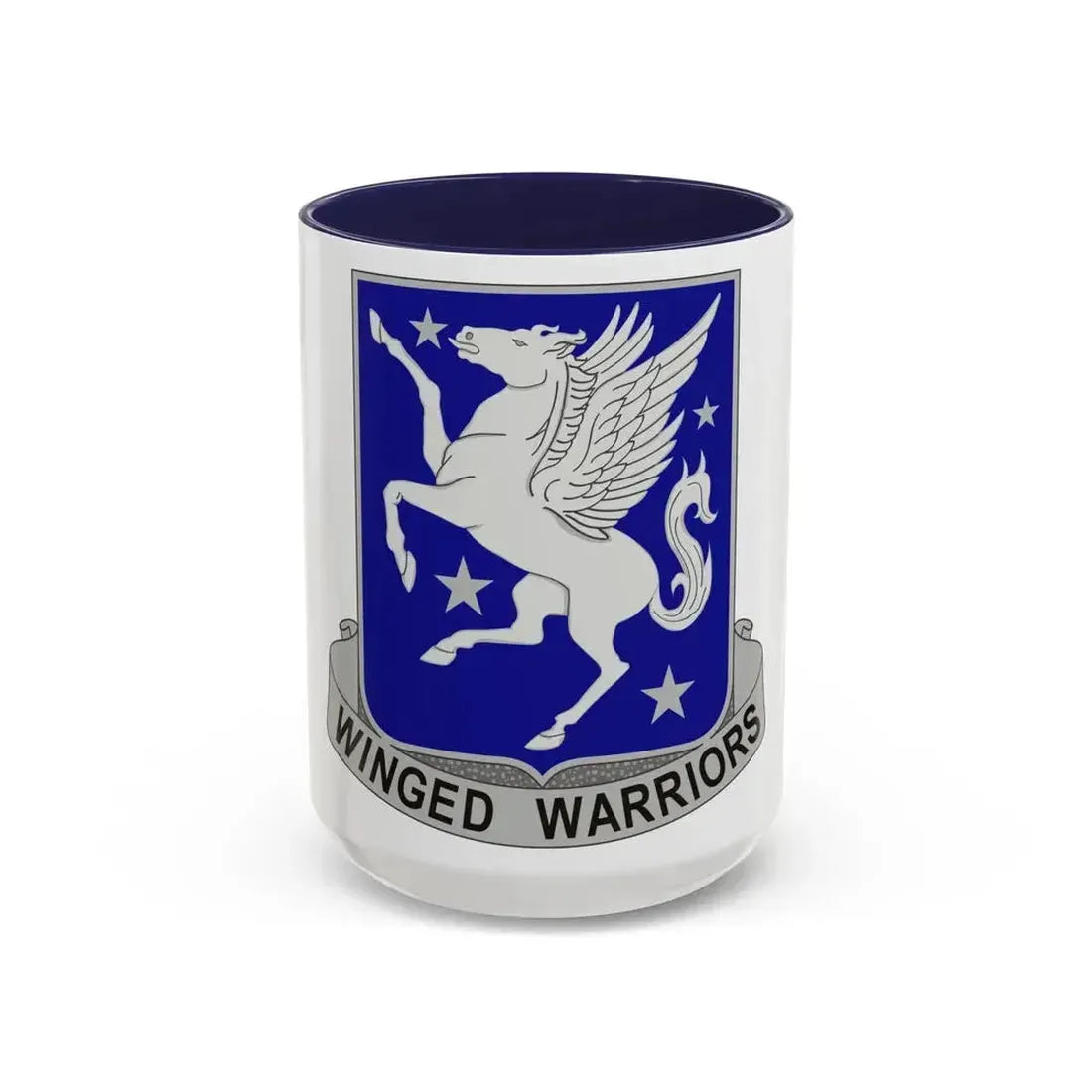 228 Aviation Regiment (U.S. Army) Accent Coffee Mug 15oz Navy - Go Mug Yourself