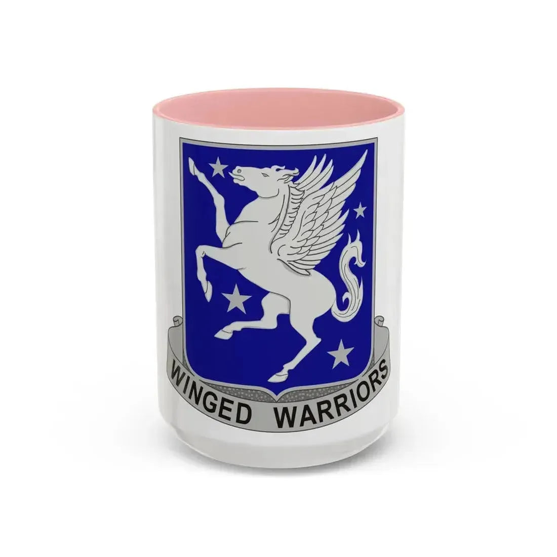 228 Aviation Regiment (U.S. Army) Accent Coffee Mug 15oz Pink - Go Mug Yourself