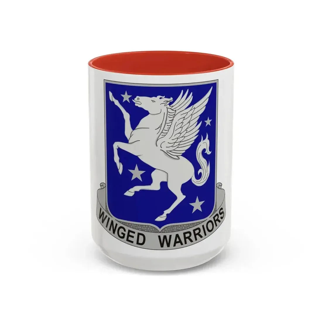 228 Aviation Regiment (U.S. Army) Accent Coffee Mug 15oz Red - Go Mug Yourself