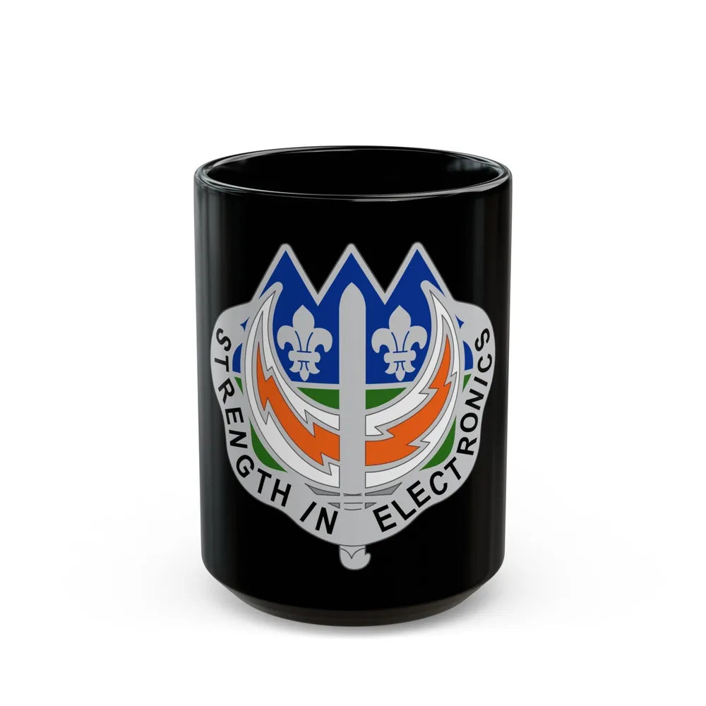 228 Signal Brigade 2 (U.S. Army) Black Coffee Mug-15oz-Go Mug Yourself