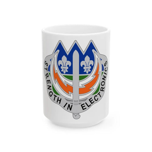 228 Signal Brigade 2 (U.S. Army) White Coffee Mug-15oz-Go Mug Yourself