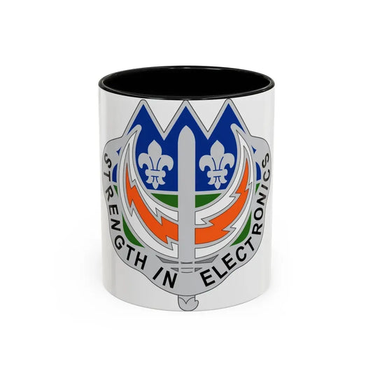 228 Signal Brigade 2 (U.S. Army) Accent Coffee Mug 11oz Black - Go Mug Yourself