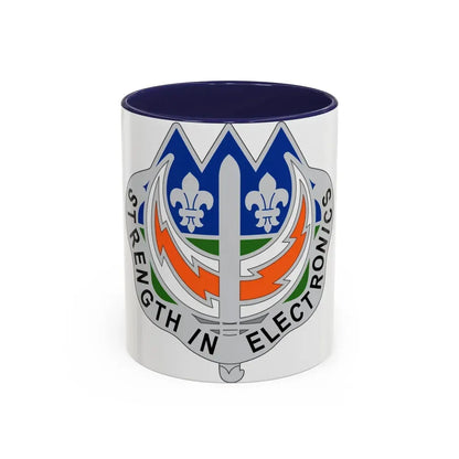 228 Signal Brigade 2 (U.S. Army) Accent Coffee Mug 11oz Navy - Go Mug Yourself