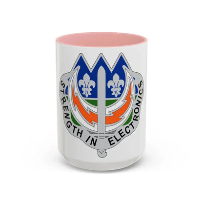 228 Signal Brigade 2 (U.S. Army) Accent Coffee Mug 15oz Pink - Go Mug Yourself
