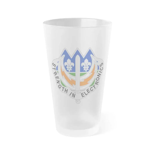 228 Signal Brigade 2 (U.S. Army) Frosted Pint Glass 16oz Default Title - Go Mug Yourself