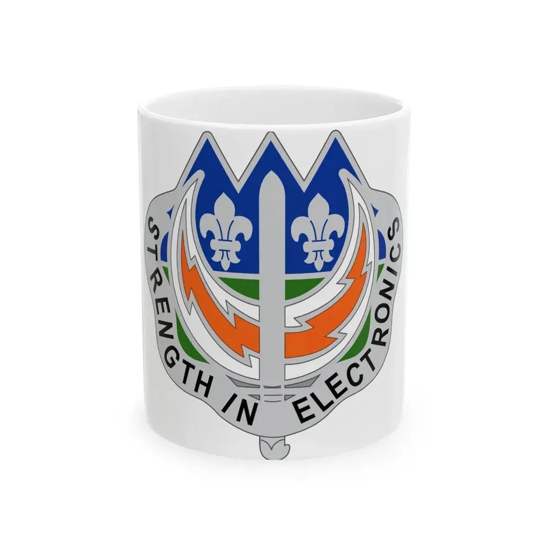 228 Signal Brigade 2 (U.S. Army) White Coffee Mug 11oz - Go Mug Yourself