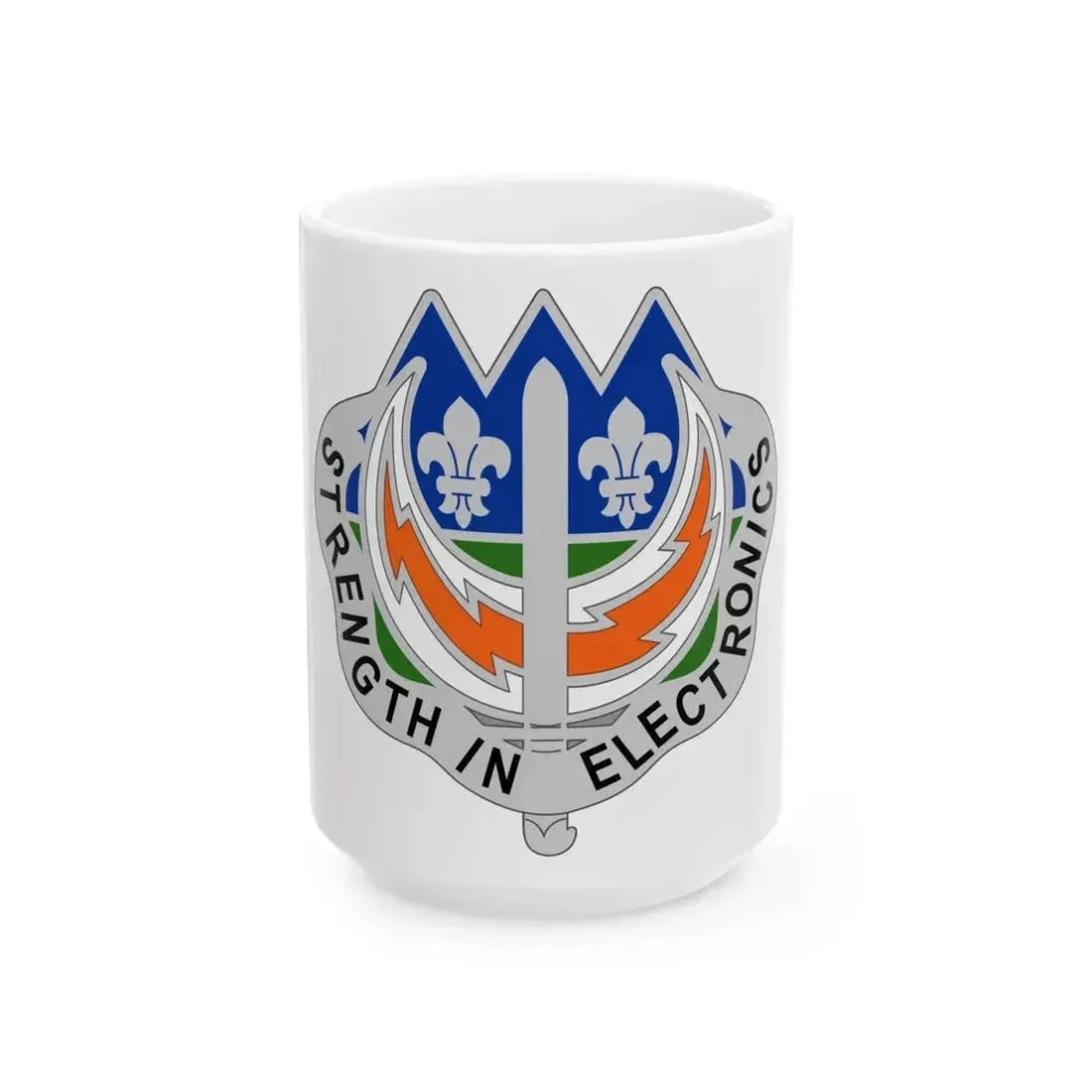 228 Signal Brigade 2 (U.S. Army) White Coffee Mug 15oz - Go Mug Yourself