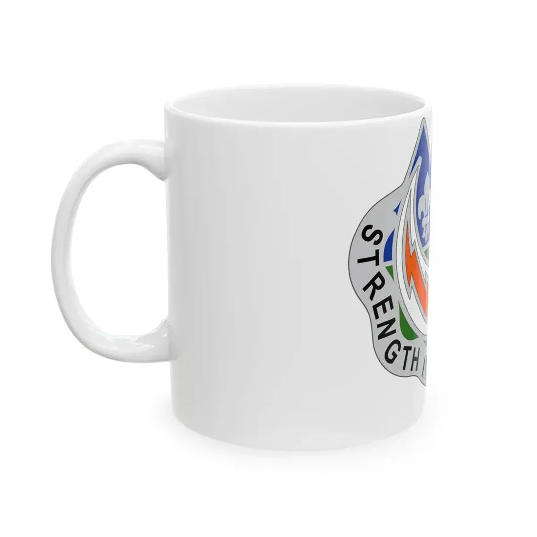 228 Signal Brigade 2 (U.S. Army) White Coffee Mug - Go Mug Yourself