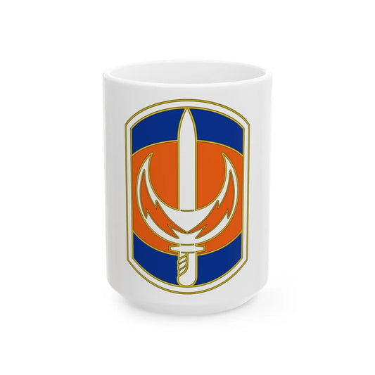 228 Signal Brigade 3 (U.S. Army) White Coffee Mug-15oz-Go Mug Yourself