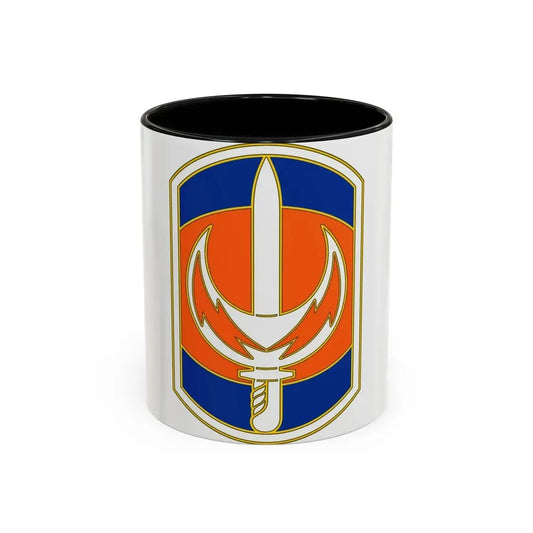 228 Signal Brigade 3 (U.S. Army) Accent Coffee Mug 11oz Black - Go Mug Yourself