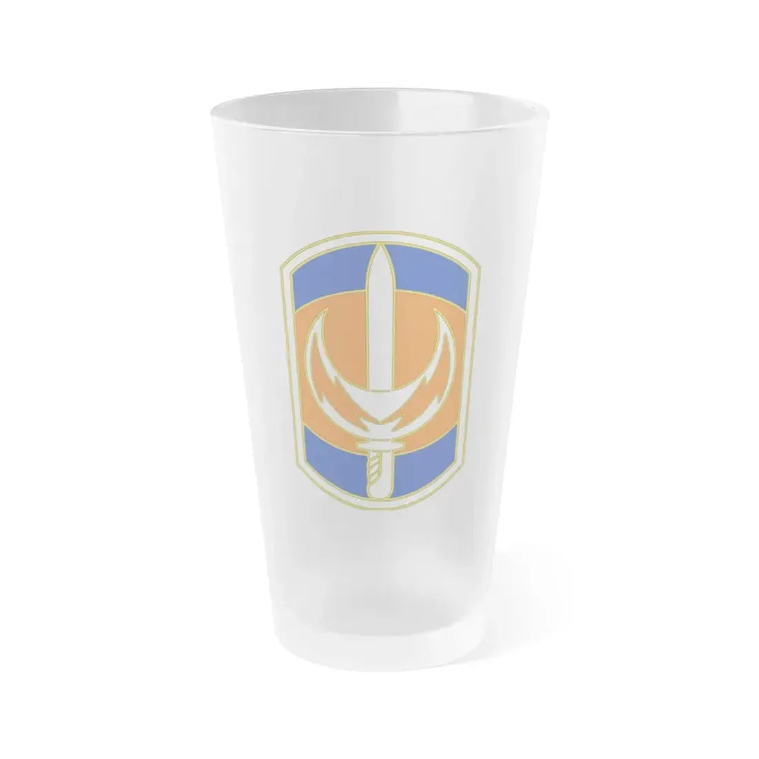 228 Signal Brigade 3 (U.S. Army) Frosted Pint Glass 16oz Default Title - Go Mug Yourself