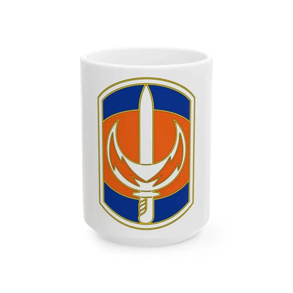 228 Signal Brigade 3 (U.S. Army) White Coffee Mug 15oz - Go Mug Yourself
