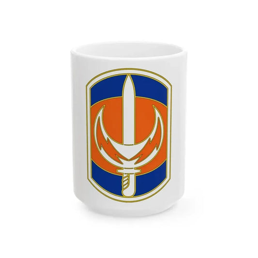 228 Signal Brigade 3 (U.S. Army) White Coffee Mug 15oz - Go Mug Yourself