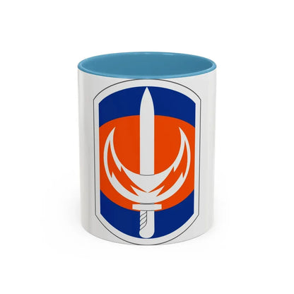 228 Signal Brigade (U.S. Army) Accent Coffee Mug 11oz Light Blue - Go Mug Yourself