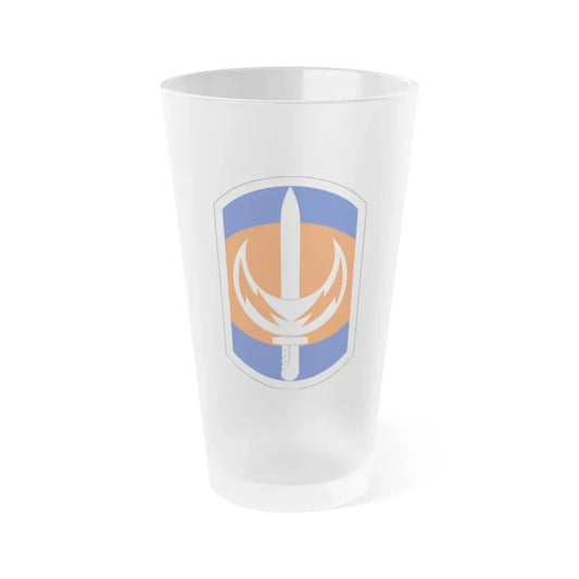 228 Signal Brigade (U.S. Army) Frosted Pint Glass 16oz Default Title - Go Mug Yourself