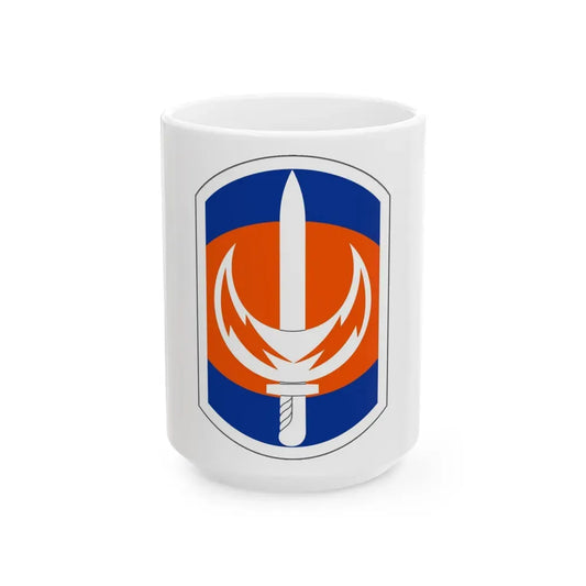 228 Signal Brigade (U.S. Army) White Coffee Mug 15oz - Go Mug Yourself