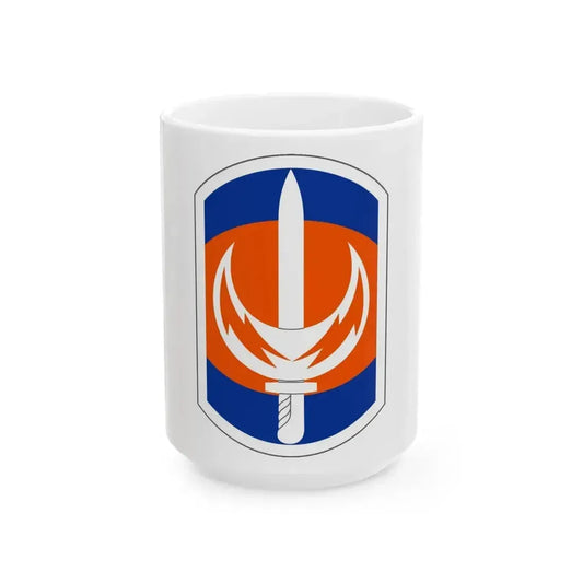 228 Signal Brigade (U.S. Army) White Coffee Mug 15oz - Go Mug Yourself