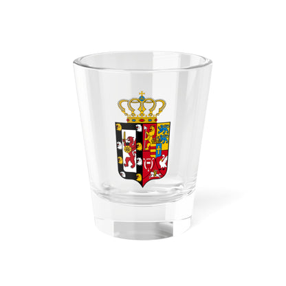 Coat of arms of house Holstein-Gottorp-Romanov (Denmark) (Coat of Arms) Shot Glass 1.5oz