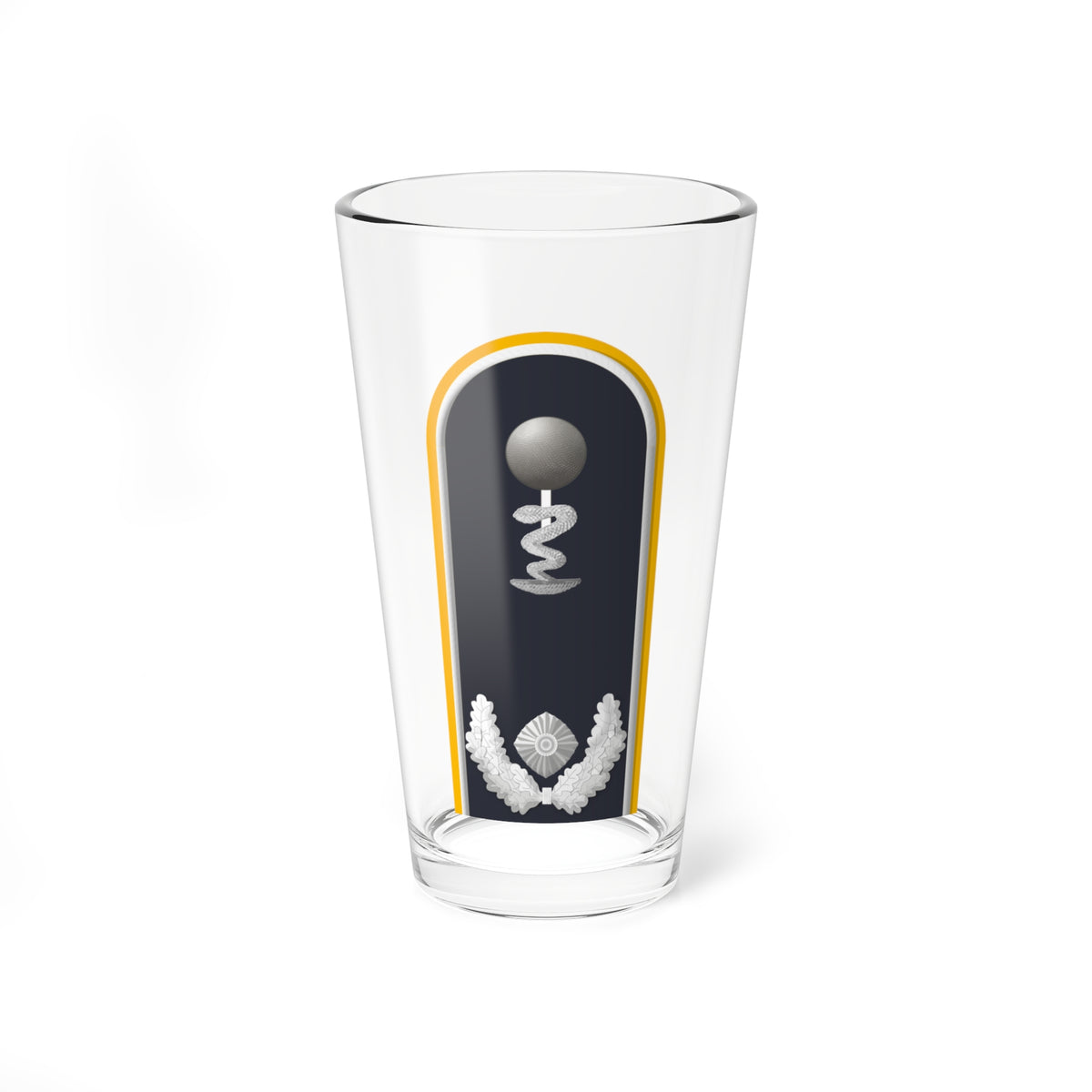 LD B 51d Oberstabsapotheker PH L (Military Rank) Pint Glass 16oz
