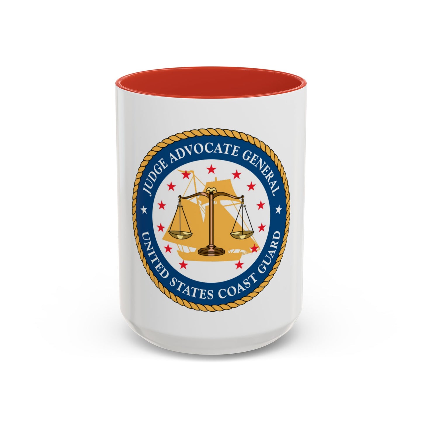 USCG Judge Advocate General (U.S. Coast Guard) Accent Coffee Mug