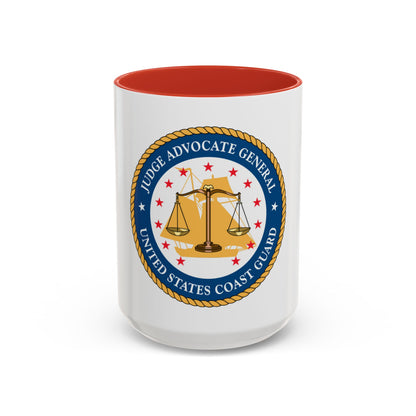 USCG Judge Advocate General (U.S. Coast Guard) Accent Coffee Mug