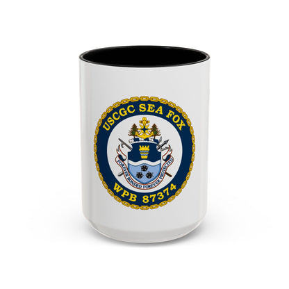 USCGC Sea Fox WPB 87374 2 (U.S. Coast Guard) Accent Coffee Mug
