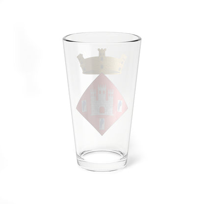 Escudo de Alfara Tarragona 2 (Spain) (Coat of Arms) Pint Glass 16oz