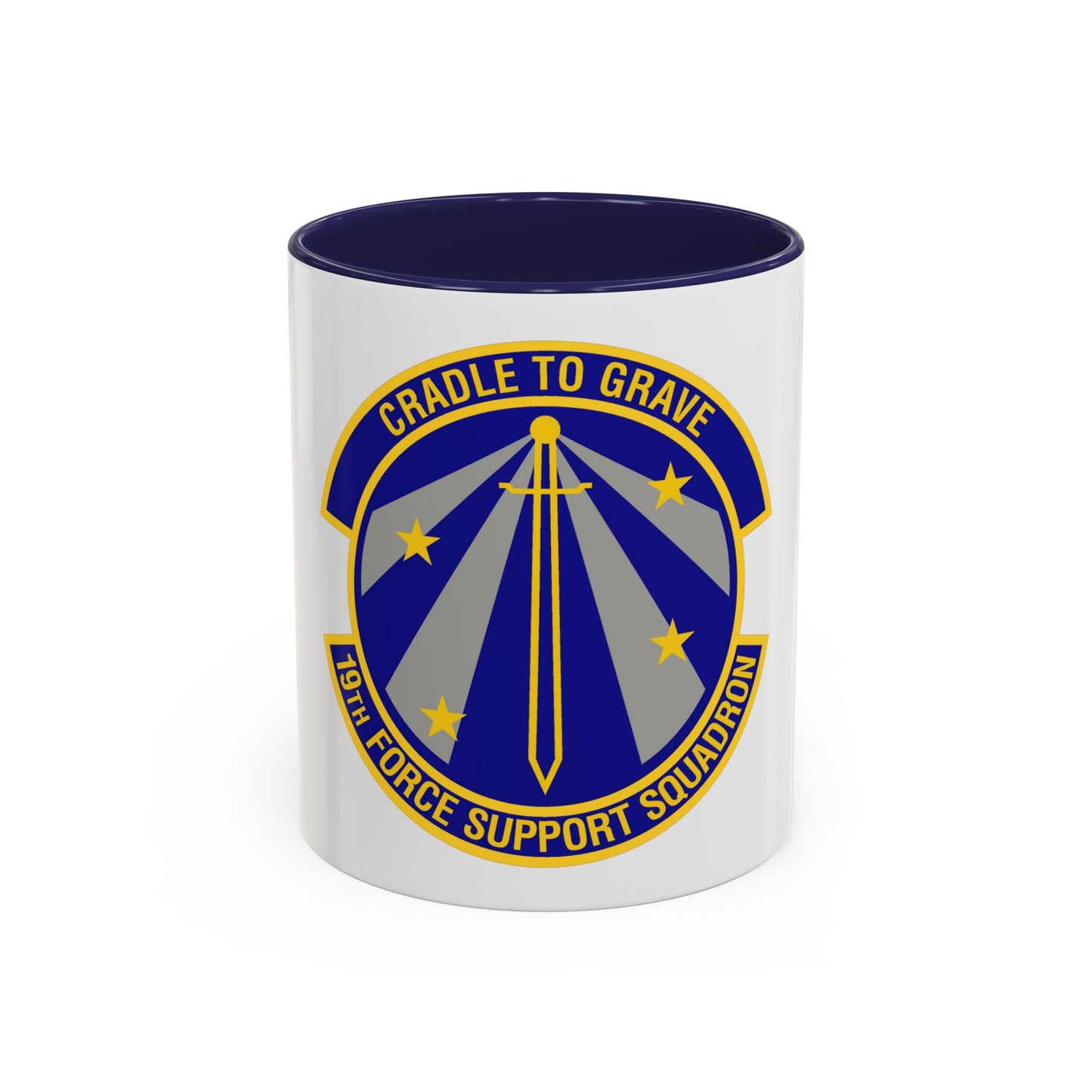 19th Force Support Squadron (U.S. Air Force) Accent Coffee Mug