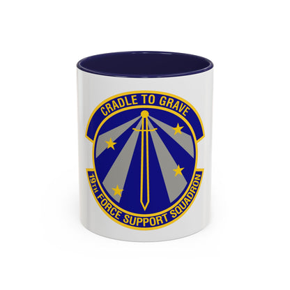 19th Force Support Squadron (U.S. Air Force) Accent Coffee Mug
